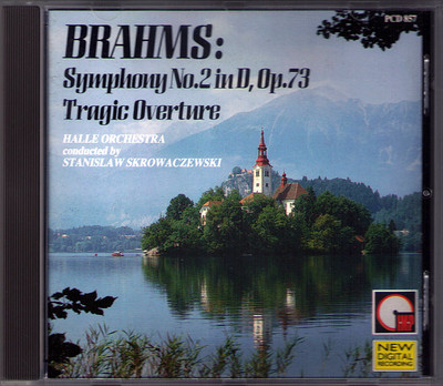 Stanislaw SKROWACZEWSKI: BRAHMS Symphony No.2 Tragic Overture CD Halle Orchestra