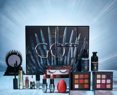 Makeup Revolution X Game Of Thrones 12 Days Advent Calendar Christmas Gift Set