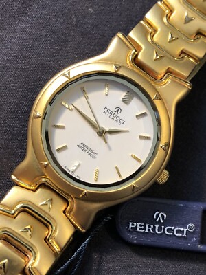 Perucci Milano Watch NWT Expression Water Proof Japan Movement New Battery