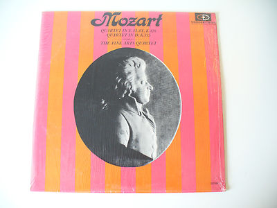 Mozart - Quartet in E Flat, Quartet in D, The Fine Art Quartet, LP Vinyl (17)