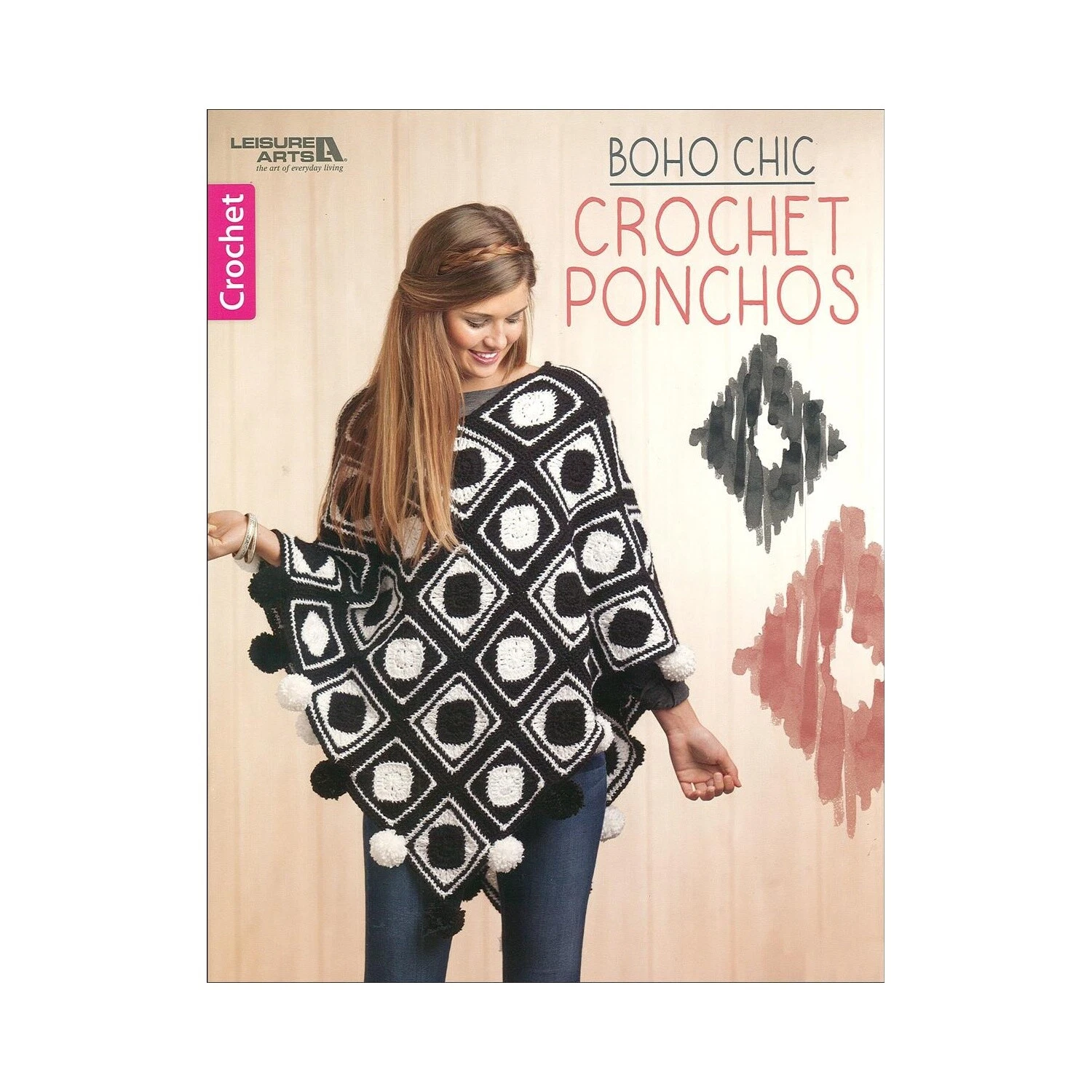 Leisure Arts вязальные принадлежности современные узоры пончо