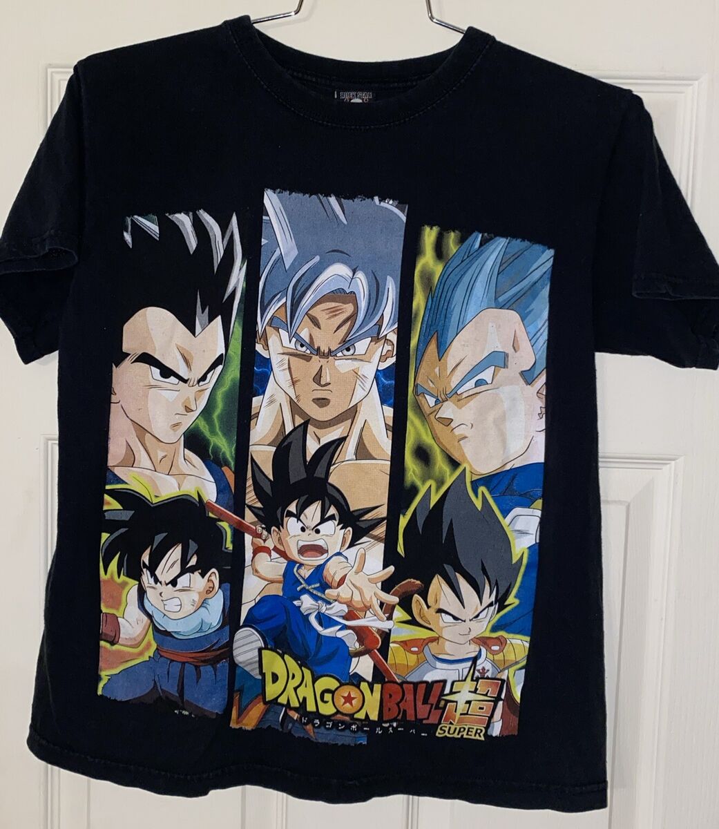 Vintage Dragonball Super Rockstar JG Tag T-shirt L See Vintage Dragonball Super Rockstar JG Tag T-shirt L See