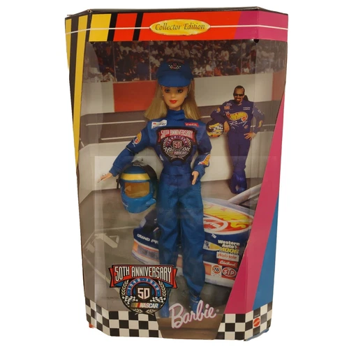 1998 NASCAR Barbie - 50th Anniversary - Collector Edition - NEW - Vintage