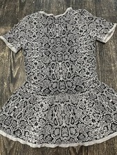 Shirt With Ruffle Snake Pattern Short Sleeve Low Neck From Mango