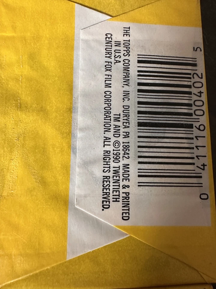 1990 The Simpsons Wax pack Topps Lot of 4 Pack Sealed. Authentic! Vintage! - Image 3 of 3