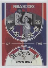2021-22 Panini NBA Hoops Legends of the Ball George Mikan #8 HOF 0o6v