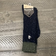 BEARPAW Ladies' Ragg Crew Socks Size 10-13 Black NWT Boot Socks Winter Warm