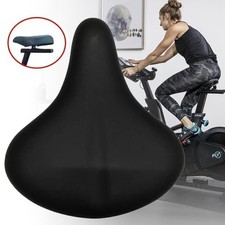 Bike Saddle Breathable Hollow Memory Foam Seat Comfort Cushion  Waterproof BLACK