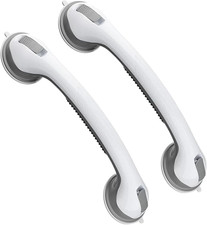 Elderly Bathroom Anti-Slip Grab Bars 2 Pack, Non-Drilling Vacuum Suction Toilet