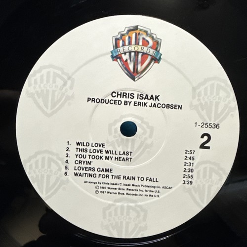 Chris Isaak - Self Titled - 1987 US 1st Press Album (EX) Ultrasonic Clean - Picture 4 of 5