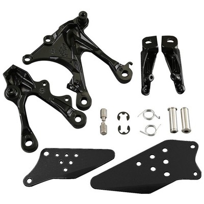 Fußrastenanlage vorne Fußrasten Paar Halter für KAWASAKI NINJA ZX6R 2005-2008 DE