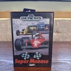 Super Monaco GP (Sega Genesis, 1990) Authentic Game Cartridge, CIB Complete