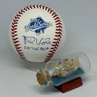 Frank Viola signed Rawlings 1987 World Series Logo Baseball JSA Inscribed A4266