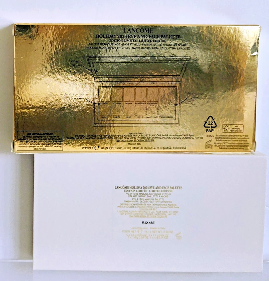LANCOME 2023 HOLIDAY Eyeshadow / Blush PALETTE *Limited Edition* NEW IN BOX - Image 4 of 4