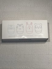 Toy App tit 4Pc Bath Toy Set Squeeze Silicone Water Spray Mold-Free Baby Toddler