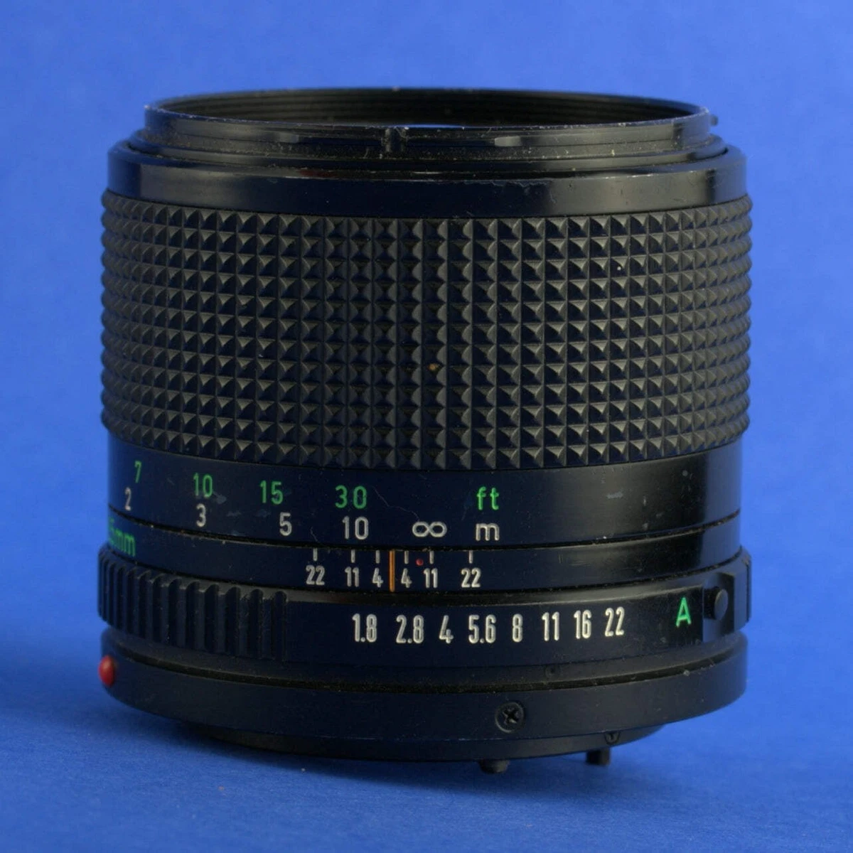 【超極上品】Canon FD 85mm 1.8 SSCフード　キャップ付 超極上品】Canon FD 85mm 1.8 SSCフード キャップ付