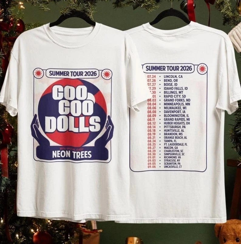 Goo Goo Dolls Summer Tour 2026 T-Shirt