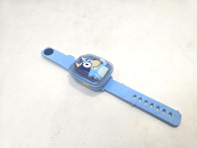 VTech Bluey Kids Talking Interactive Watch Blue Silicone Band - Working
