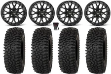 ITP Hurricane 15" Wheels Black 35" Roctane STX Tires Yamaha YXZ1000R
