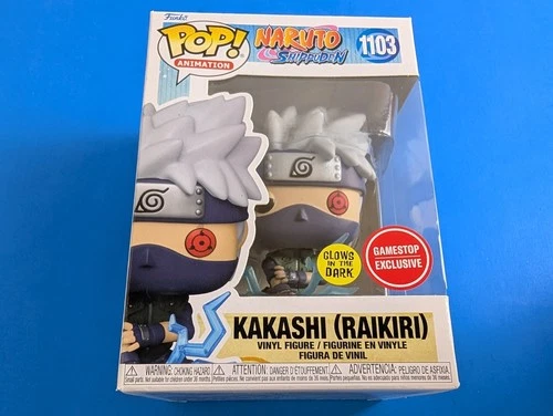 Funko Pop Kakashi (Raikiri) Naruto Shippuden #1103 GITD GameStop Exclusive