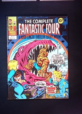 The Complete Fantastic Four #28, UK Marvel Comics, 1978 Thing Human Torch Reed