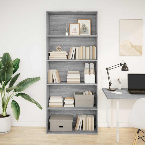 Großes Bücherregal mit 5 offenen Fächern | Aktenregal | Highboard | 80 x 189 cm - Bild 41 von 99