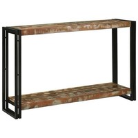 Konsolentisch Mehrfarbig 120X33X75 Cm Recyceltes Massivholz