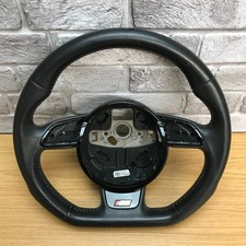 Genuine Audi A3 8V S Line,  black leather, flat bottom steering wheel. DSG.  18D