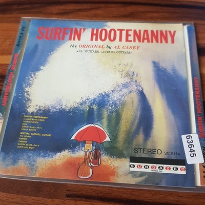 AL CASEY surfiin' hootenany EX/VG+ (CD Album, Rock, Sundazed)