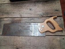 Henry Disston & Sons Steel Hand Saw with Wooden Handle