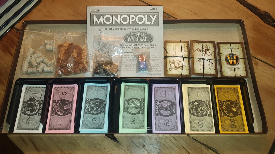 Monopoly World Of Warcraft Collectors Edition Board Game EXCELLENT CONDITION - Image 4 of 4