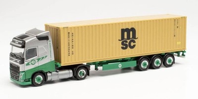 Herpa EKB / MSC Volvo FH Globetrotter LNG Container Sattelzug 313193