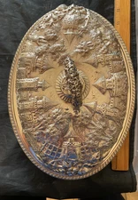 SCHOFIELD  KIRK STERLING COVERED CASSEROL SUPER REPOUSSE CASTLE COVERED WITH KEY