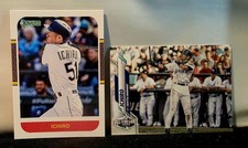 Ichiro Suzuki 2 Baseball Card Lot-2021 Donruss & 2020 Topps 2001 All-Star Game
