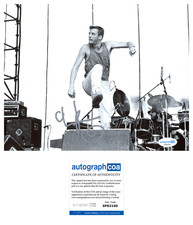 Chris Barron 'Spin Doctors' Band Signed 8x10 Photo 'Two Princes' ACOA