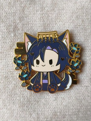 Taxian-Jun Mo Ran \ Erha Dumb Husky weiße Katze Shizun Danmei BL Chibi Emaille Pin