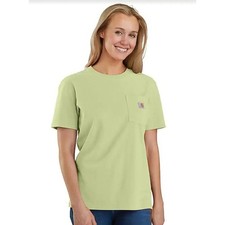 Carhartt Women's Iconic K87 Loose Fit Heavyweight Pocket T-Shirt Large 12-14