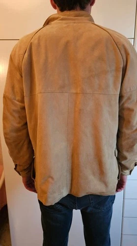 Mens Vintage Mabrun Genuine Suede Jacket image 4