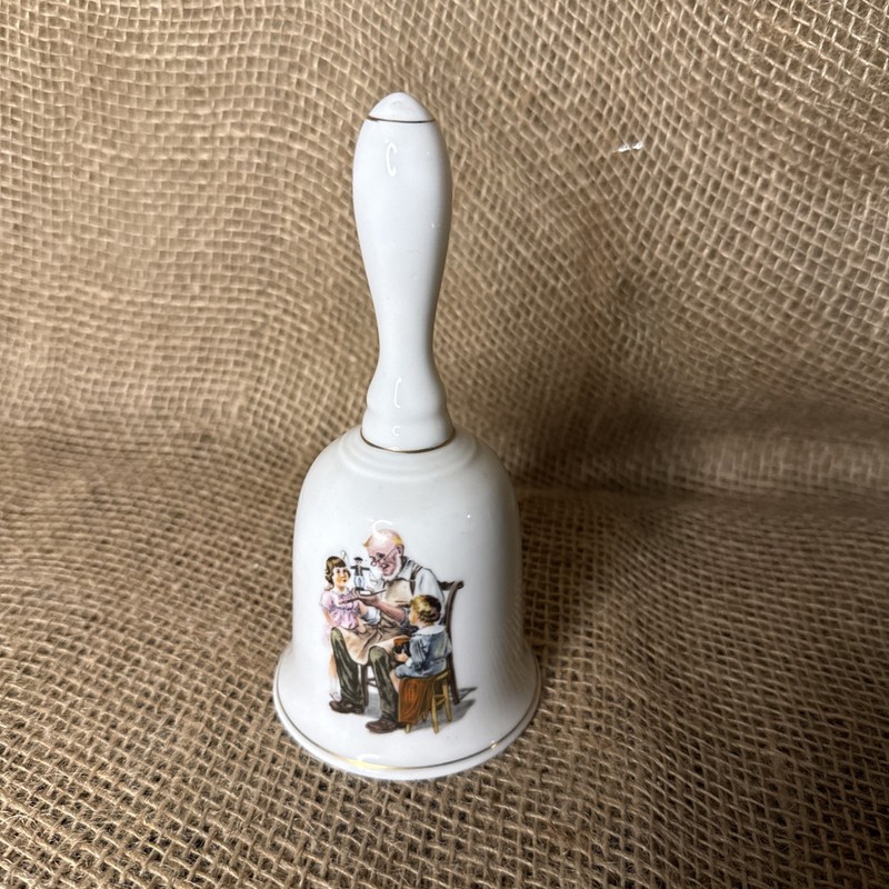 1997 Hallmark Keepsake Norman Rockwell Christmas Ornament X2