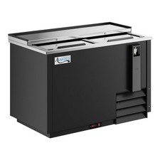 50" Black Horizontal Bottle Cooler