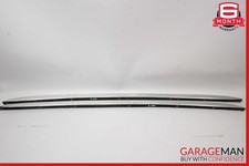 07-15 Audi Q7 Baggage Luggage Roof Rack Rail Top Molding Set Chrome OEM