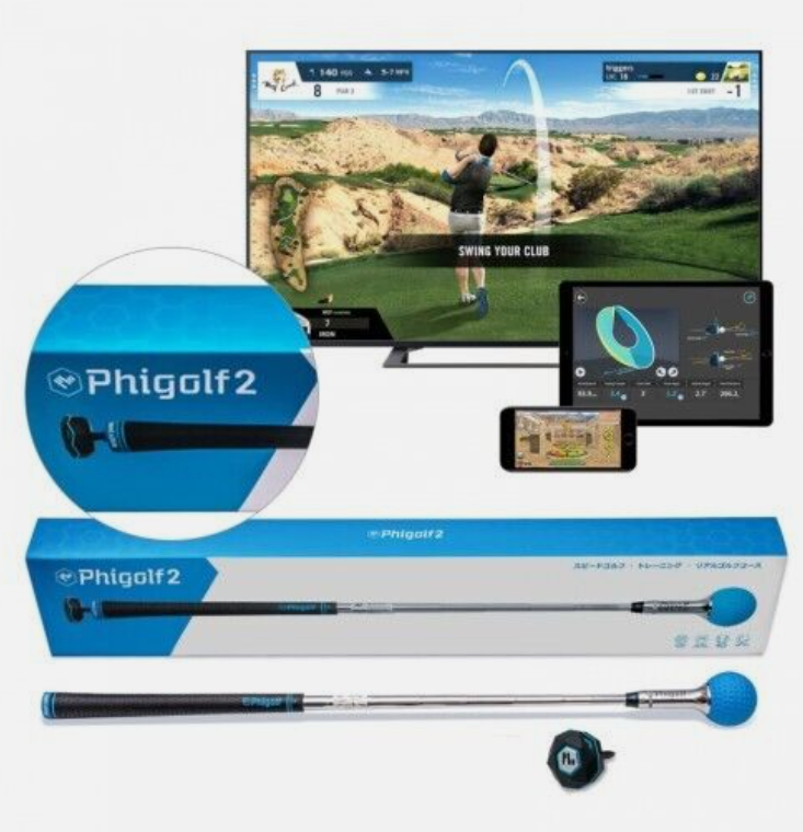 Phigolf 2 Home Smart Screen Golf Simulator Swing Trainer WGT E6