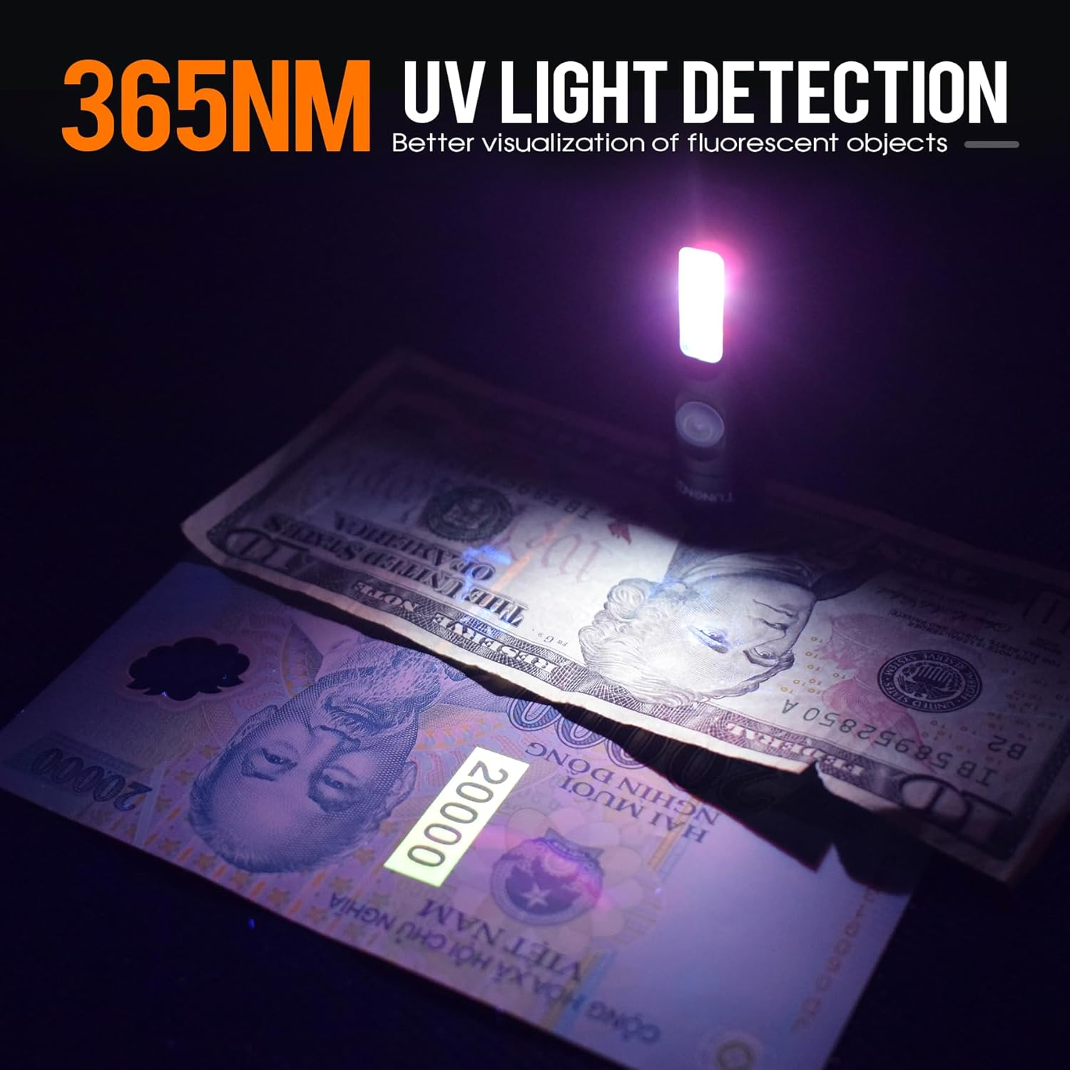 S15Pro Keychain Flashlight 750 High Lumen EDC Pocket Flashlight with Clip USB C