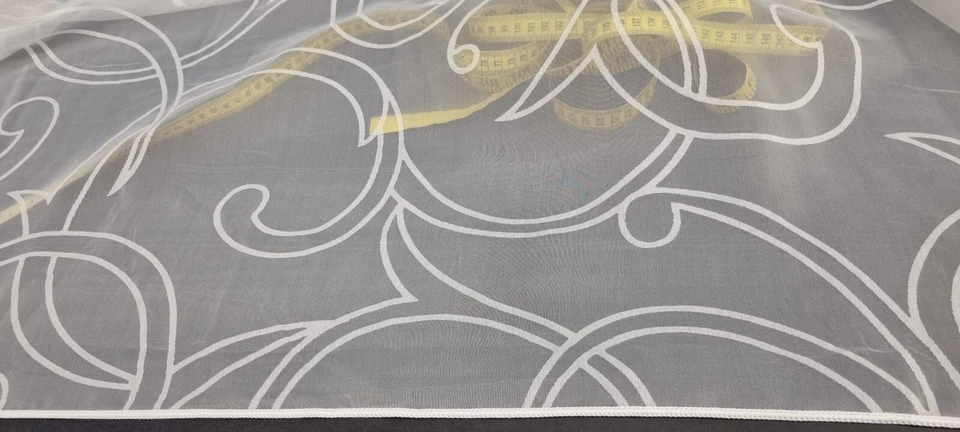 Gardinenstoff GS123 Stores Gardinen Stoffe Polyester Meterware Nähen 290 cm Hoch - Bild 4 von 4