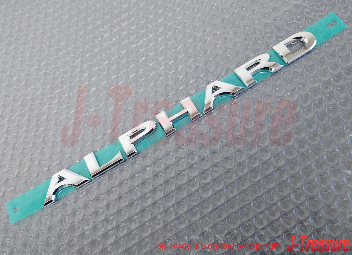 TOYOTA ALPHARD AGH30 15-23 Genuine Back Door Name Plate Emblem