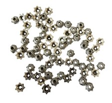 500 pcs Tibetan Silver Metal tiny bead caps 5mm FC514