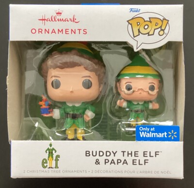 Funko Pop! Hallmark Ornament Buddy the Elf and Papa Elf