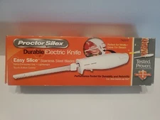 New Proctor Silex Durable Electric Knife 74311Y Stainless Steel Blades