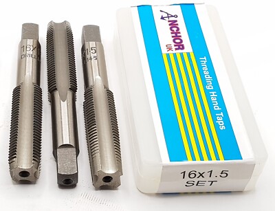 Thread TAP TAPER SECOND & PLUG SET by ANCHOR UK Thread Repair M16 x 1.50