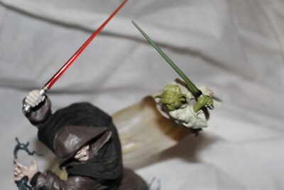 Star Wars Unleashed Yoda vs Darth Sidious Palpatine - loose 100